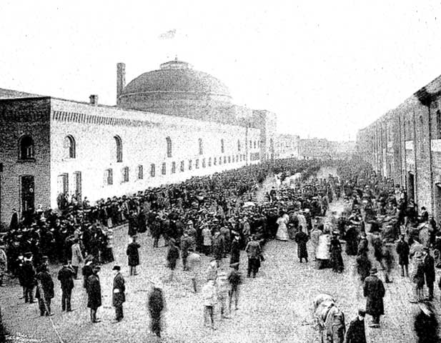 The Livestock Pavilion at Halsted and 42nd Streets