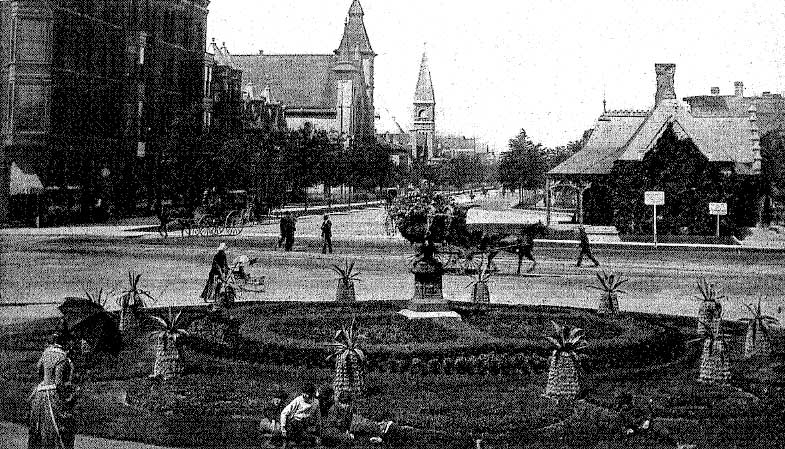 At Drexel Boulevard Where It Connects with Oakwood Boulevard