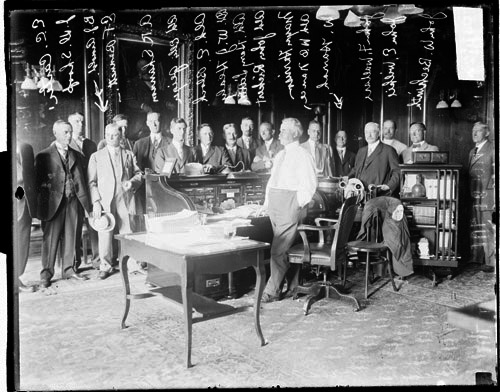 Mayor Harrison, parting envoys