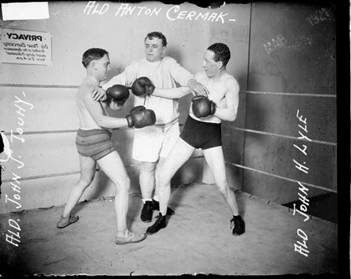 Judges Touhy and Cermak Boxing